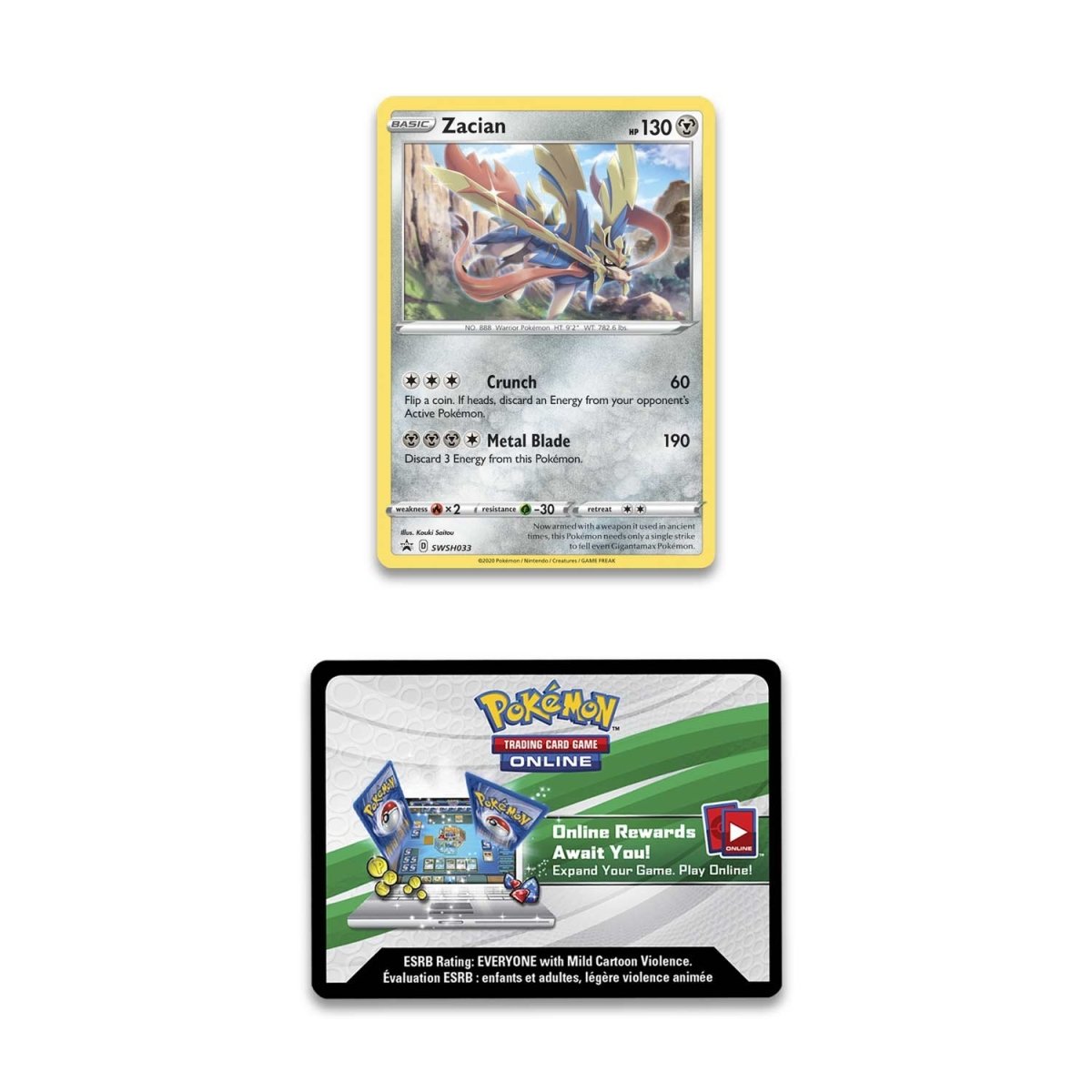 Pokémon TCG: Zacian True Steel Premium Collection