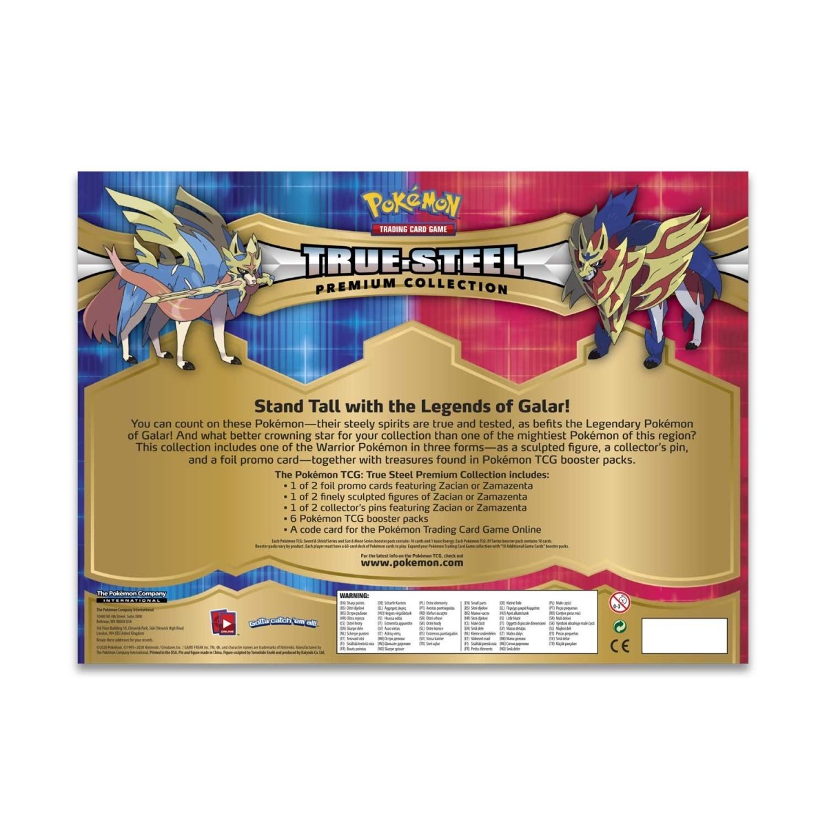 Pokémon TCG: Zacian True Steel Premium Collection