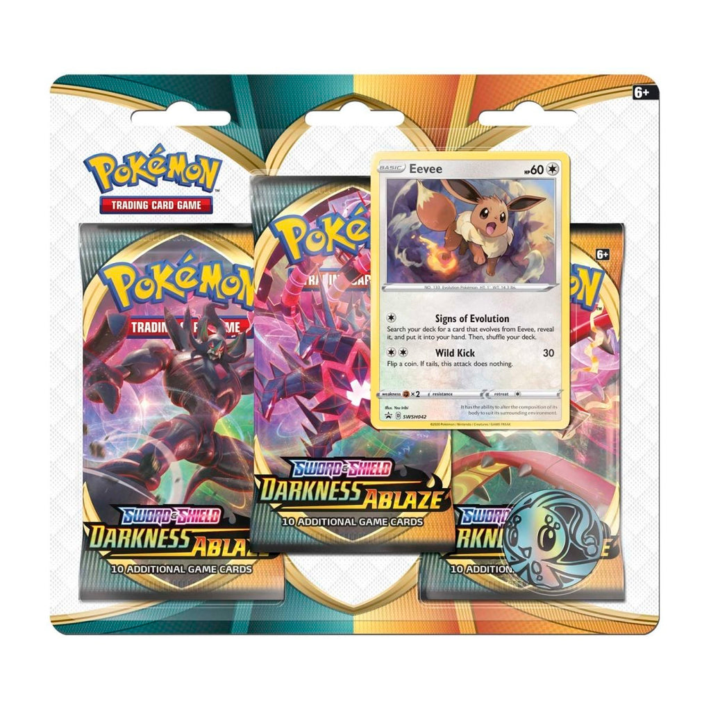 Pokémon TCG: Darkness Ablaze Eevee 3-Pack Blister