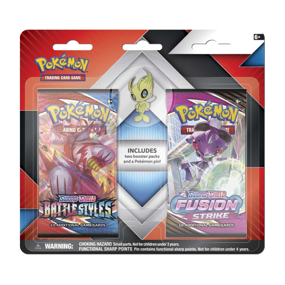 Pokémon TCG: Celebi Collector's Pin 2-Pack Blister