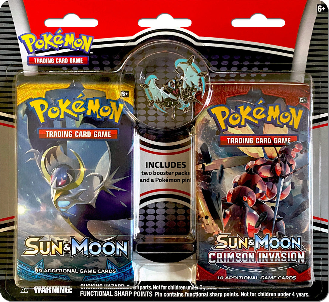 Pokémon TCG: Dawn Wings Necrozma Collector's Pin 2-Pack Blister
