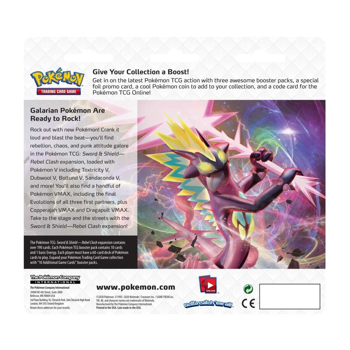 Pokémon TCG: Rebel Clash Duraludon 3-Pack Blister