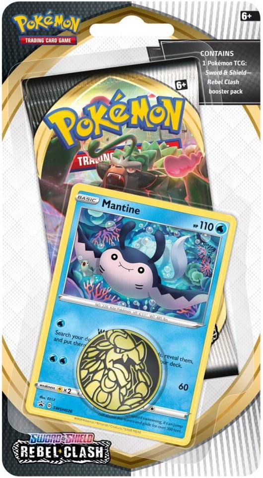Pokémon TCG: Rebel Clash Mantine 1-Pack Blister
