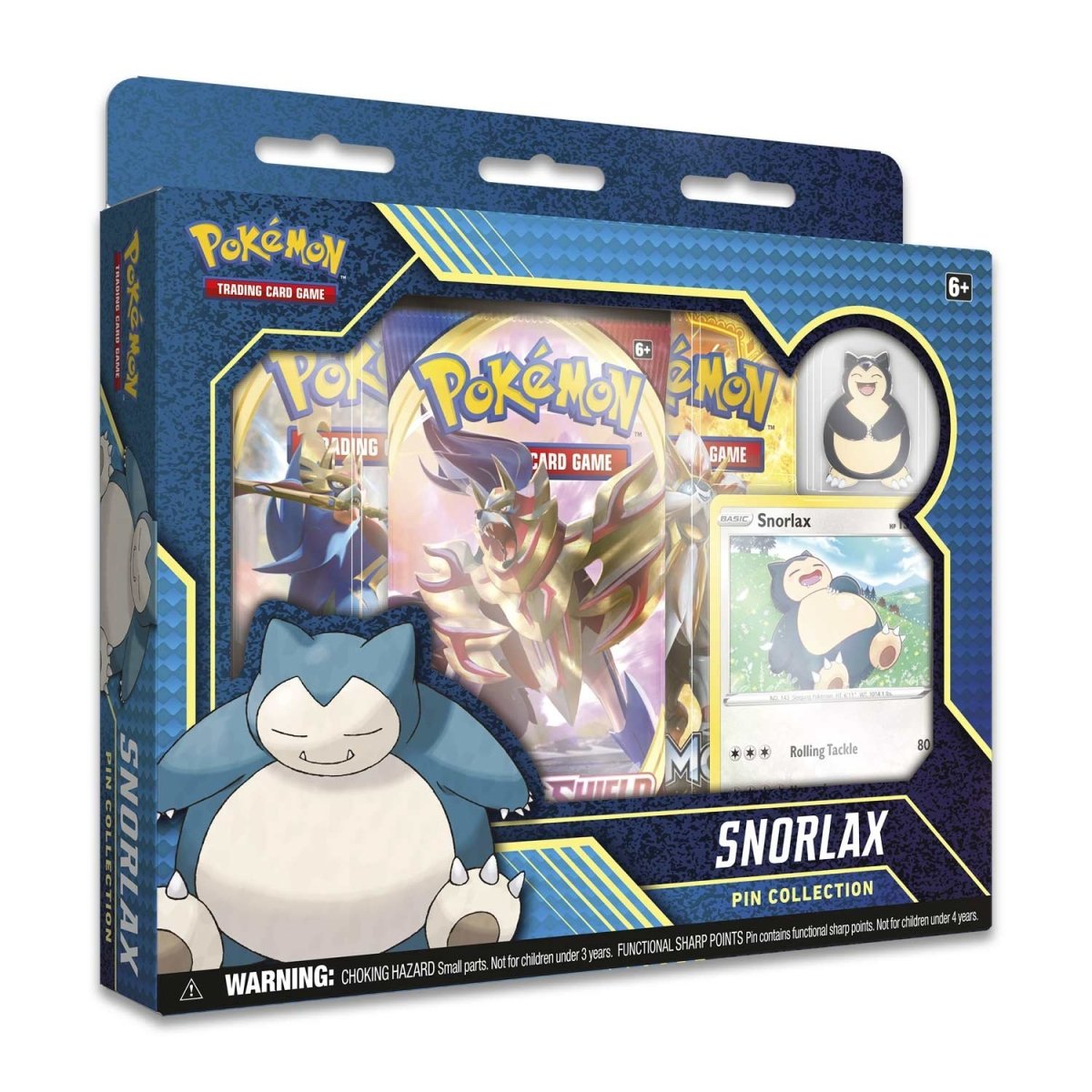 Pokémon TCG: Snorlax Pin Collection