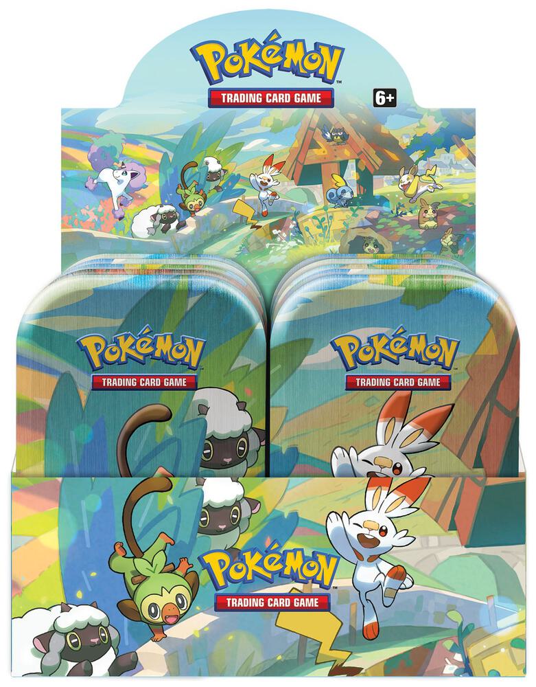 Pokémon TCG: Galar Pals Mini Tins Display