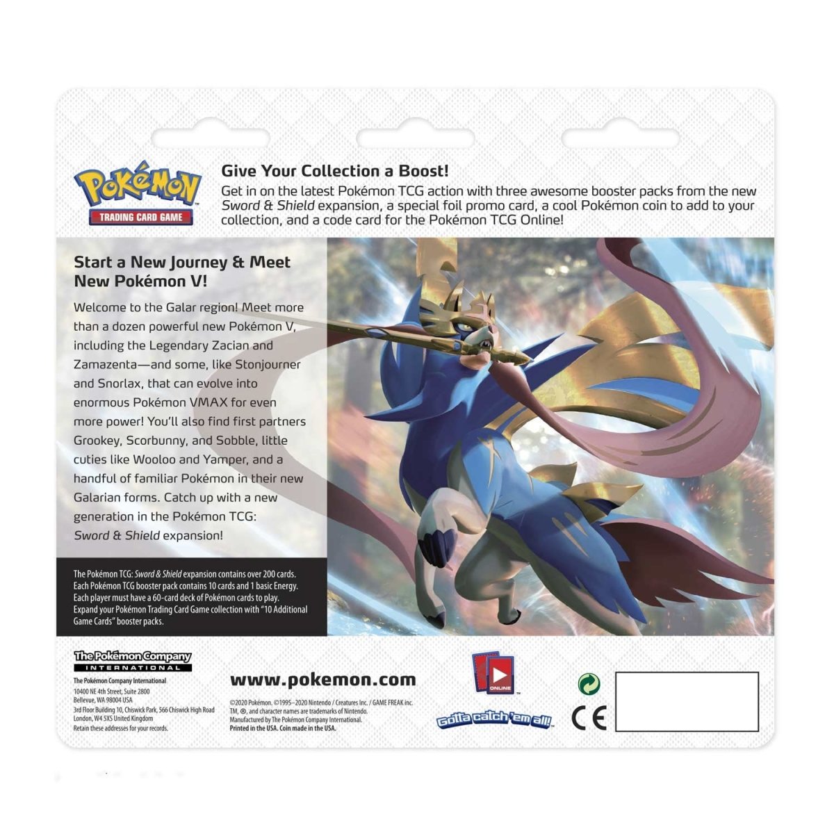Pokémon TCG: Sword & Shield Ponyta 3-Pack Blister