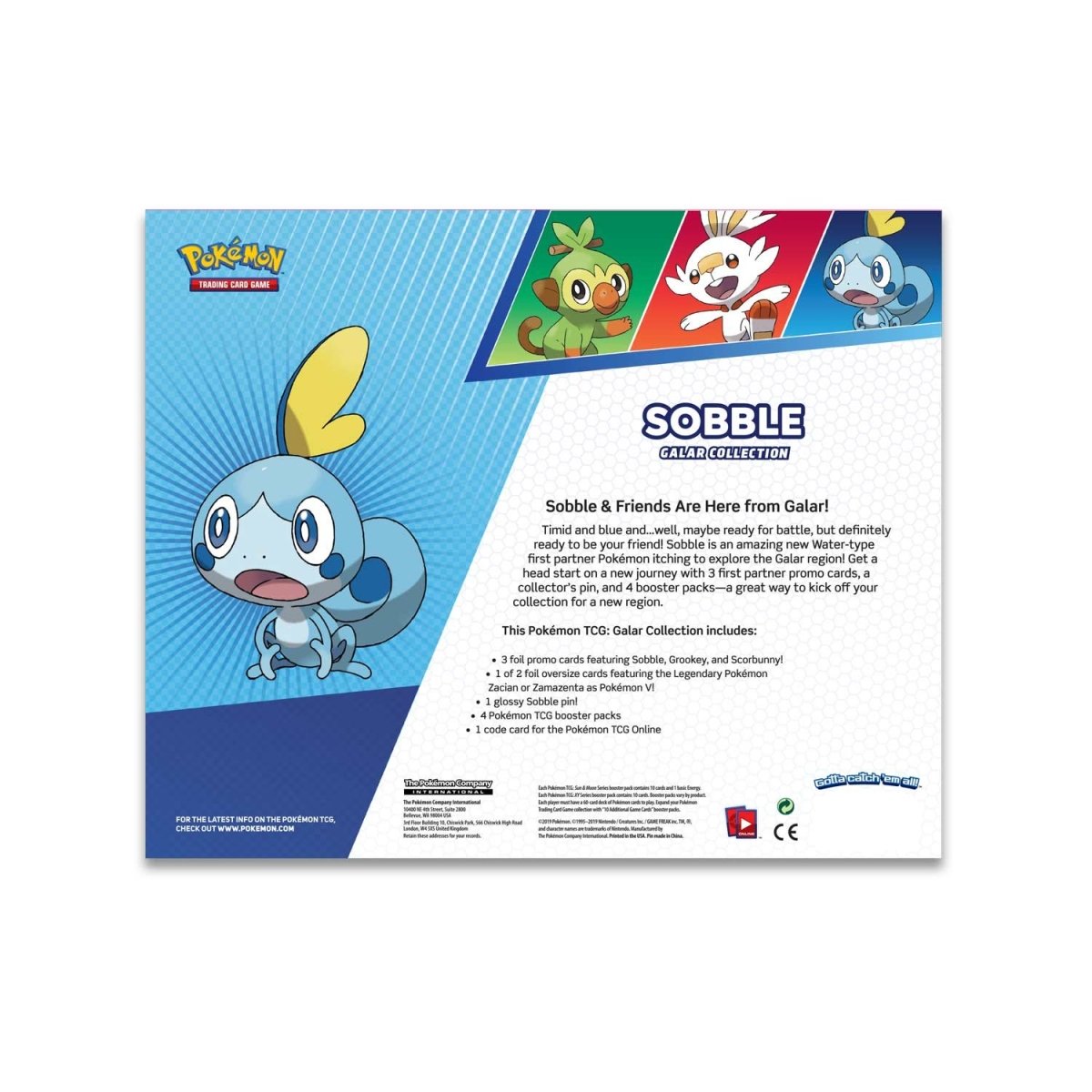 Pokémon TCG: Sobble Galar Collection