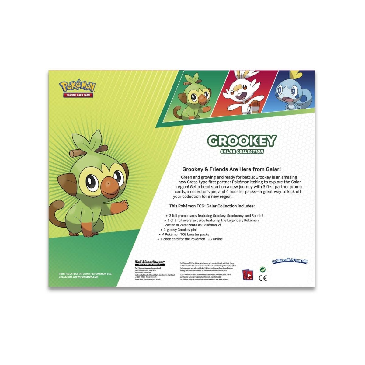 Pokémon TCG: Grookey Galar Collection