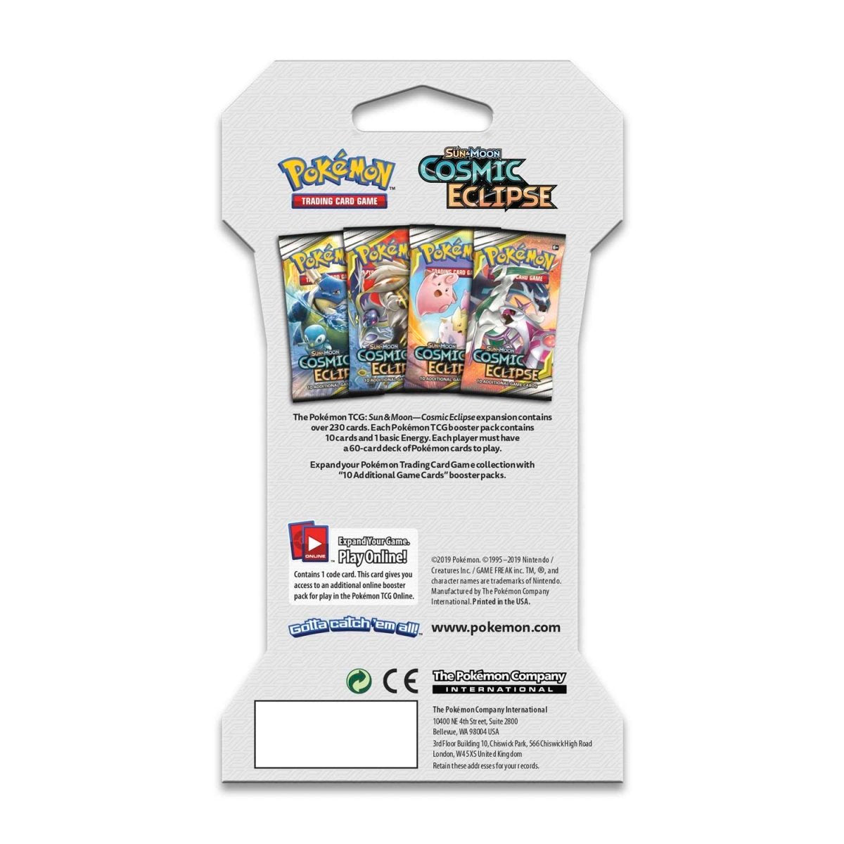 Pokémon TCG: Cosmic Eclipse Sleeved Booster Pack