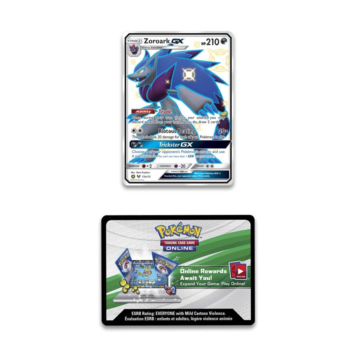 Pokémon TCG: Hidden Fates Great Ball Collection—Shiny Zoroark-GX