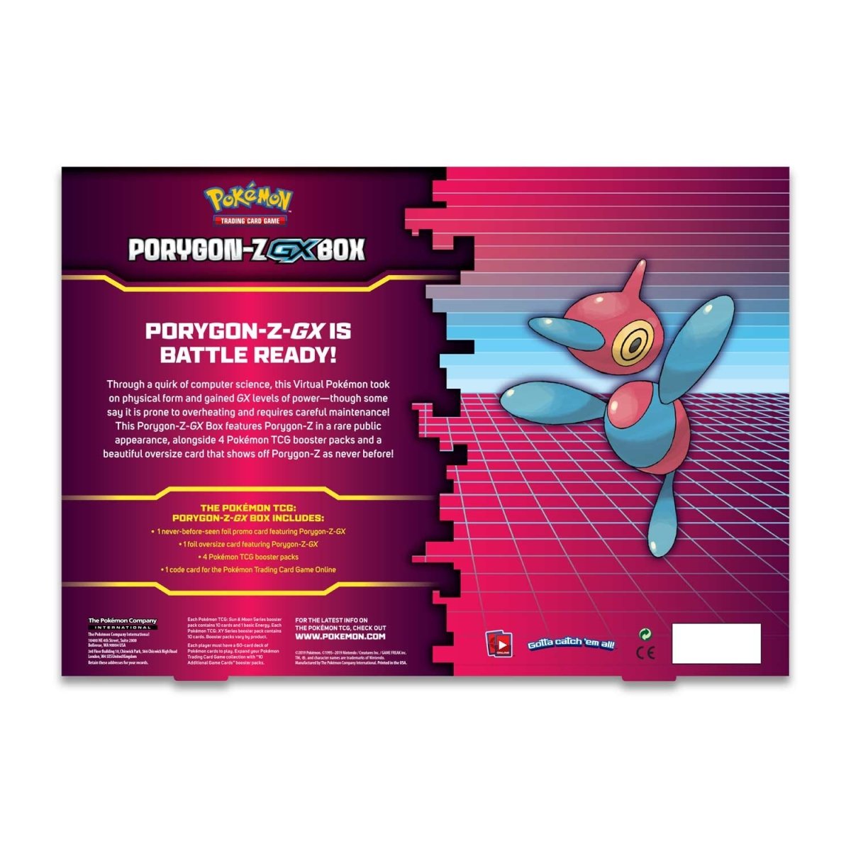 Pokémon TCG: Porygon-Z-GX Box