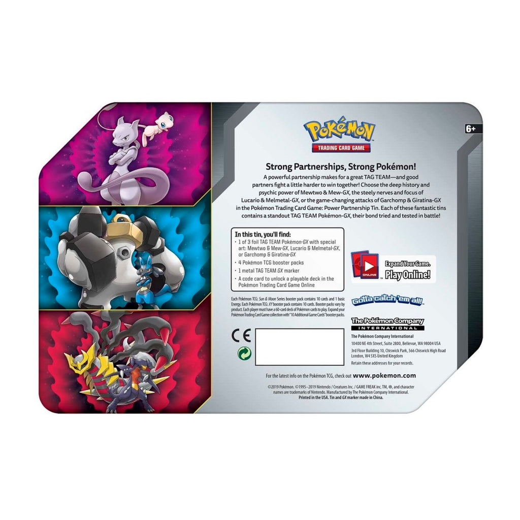 Pokémon TCG: Power Partnership Garchomp & Giratina-GX Tin