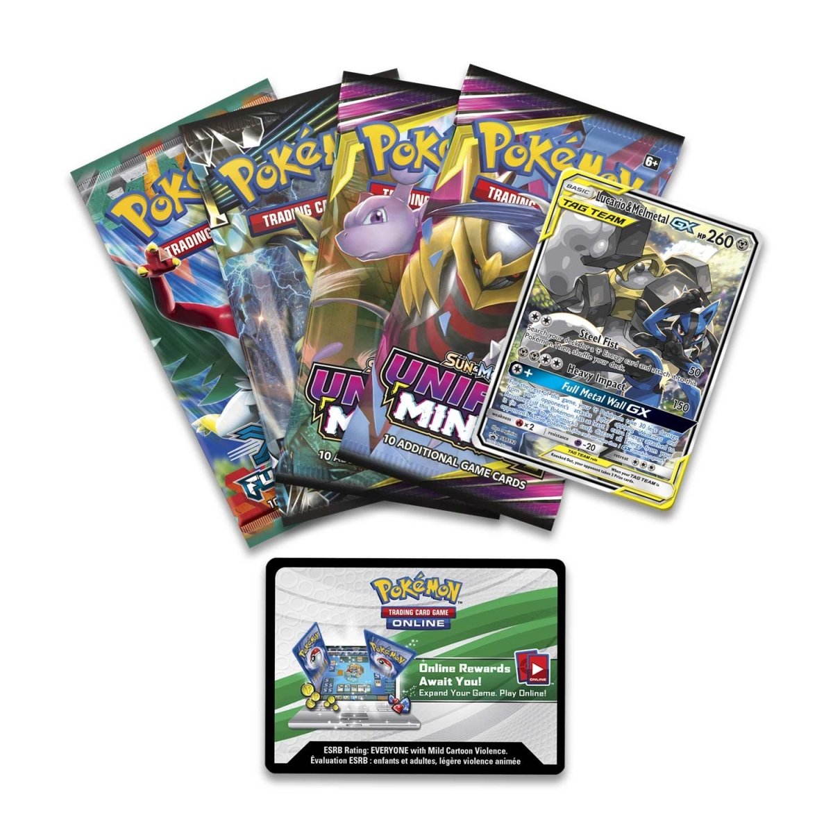 Pokémon TCG: Power Partnership Lucario & Melmetal-GX Tin