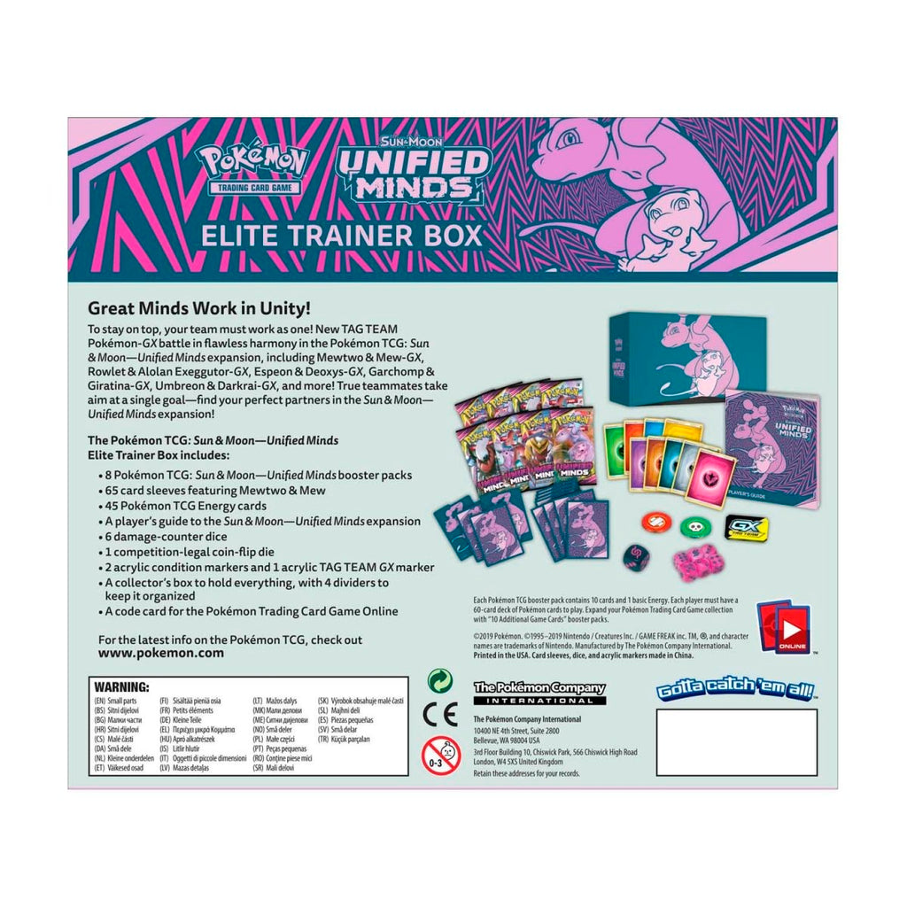 Pokémon TCG: Unified Minds Elite Trainer Box
