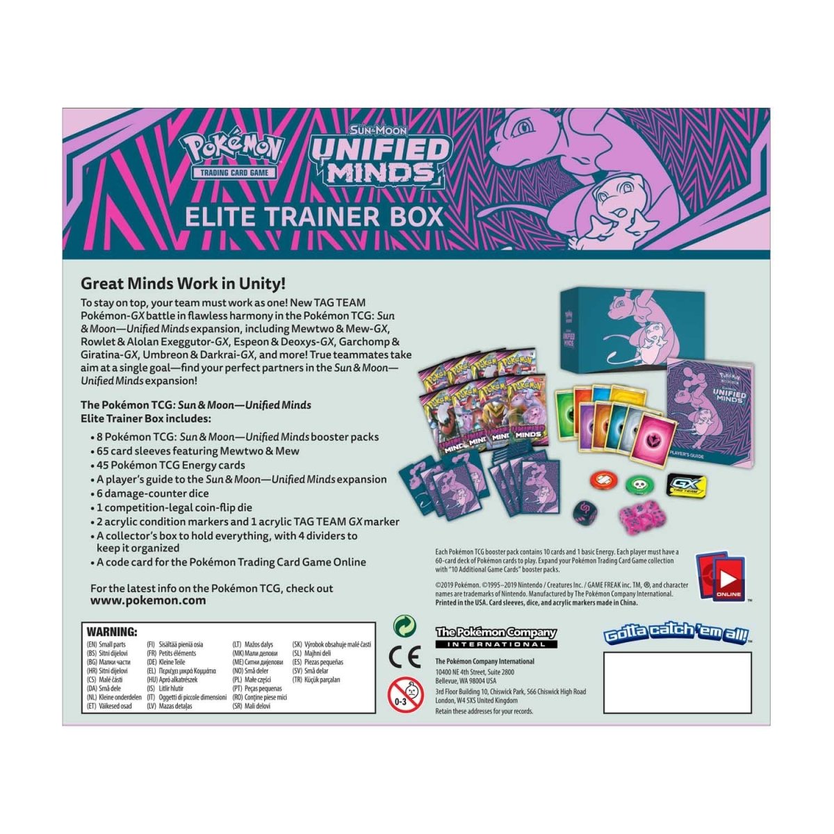 Pokémon TCG: Unified Minds Elite Trainer Box