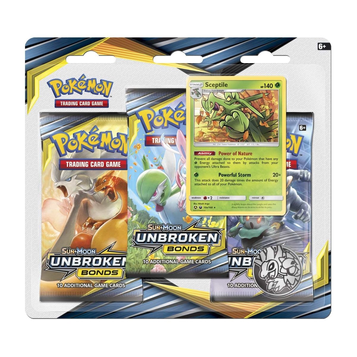 Pokémon TCG: Unbroken Bonds Sceptile 3-Pack Blister