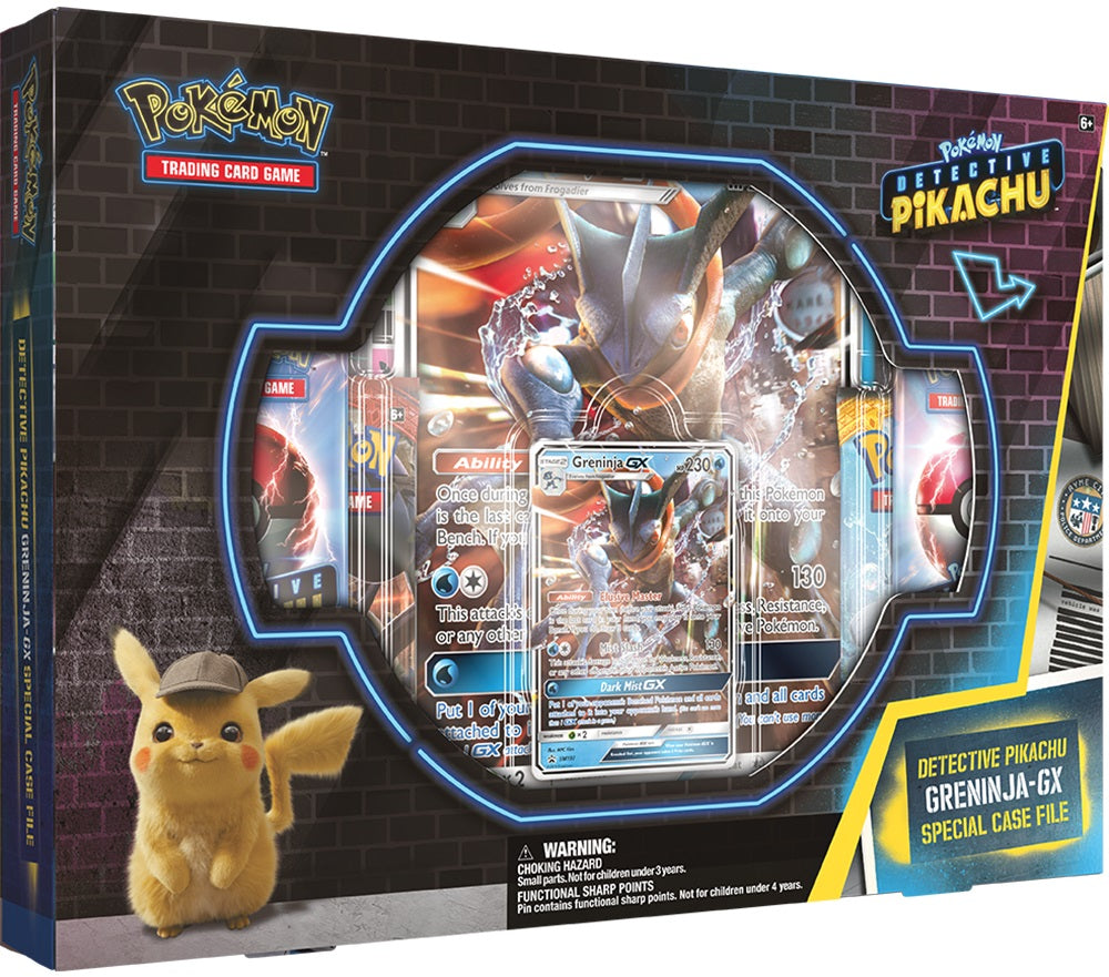 Pokémon TCG: Detective Pikachu Greninja-GX Special Case File