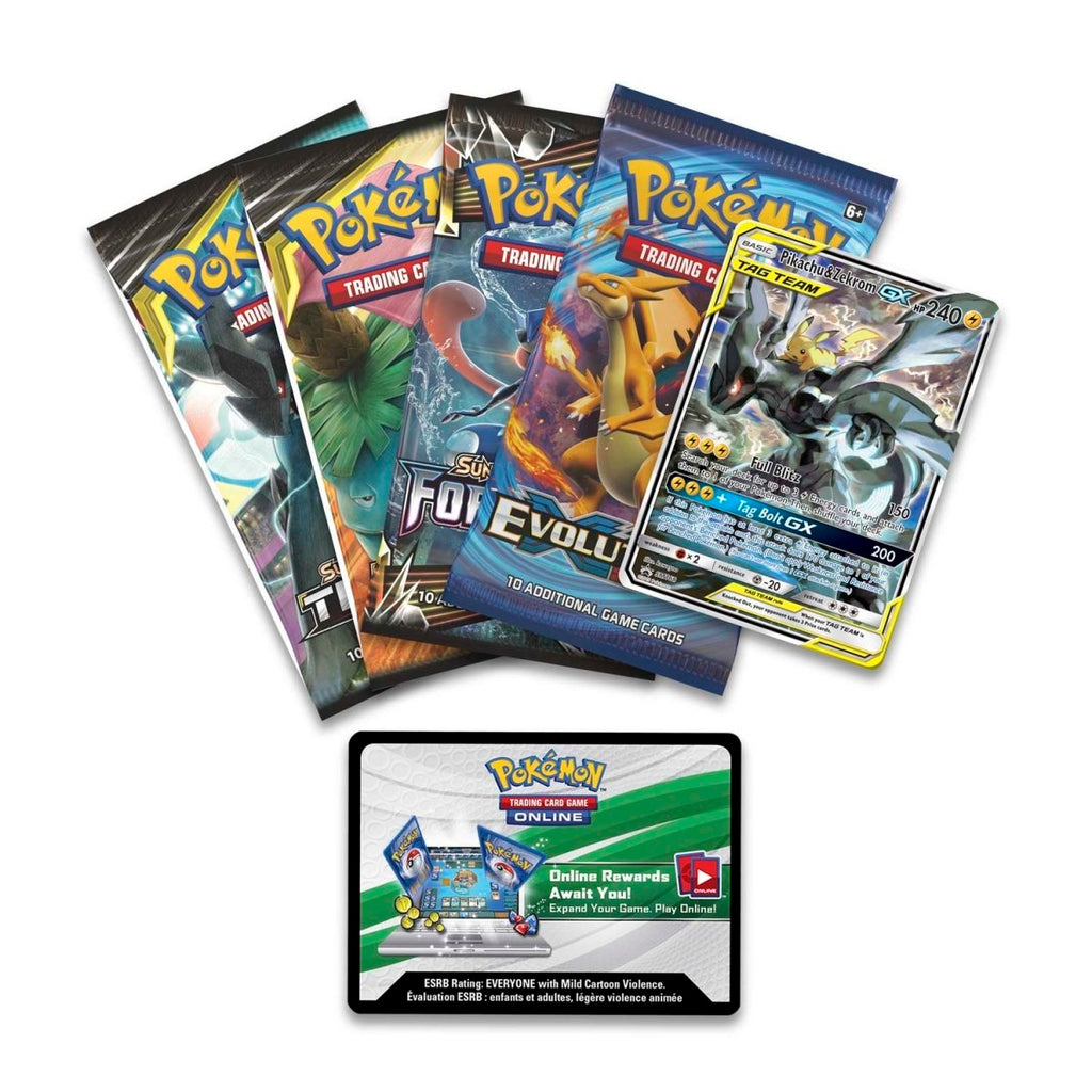 Pokémon TCG: TAG TEAM Pikachu & Zekrom-GX Tin