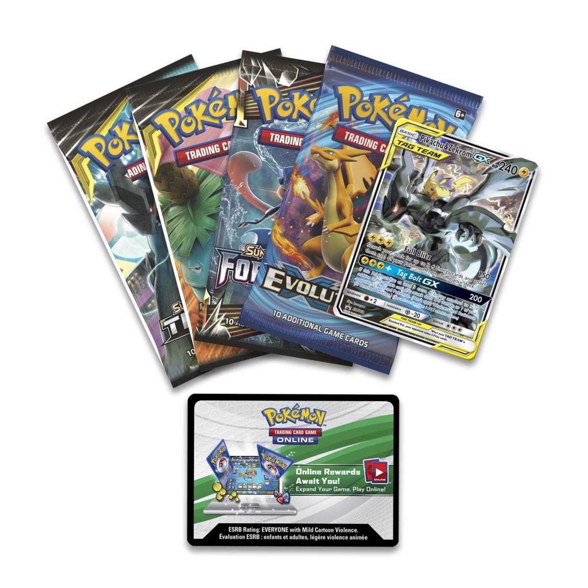 Pokémon TCG: TAG TEAM Pikachu & Zekrom-GX Tin