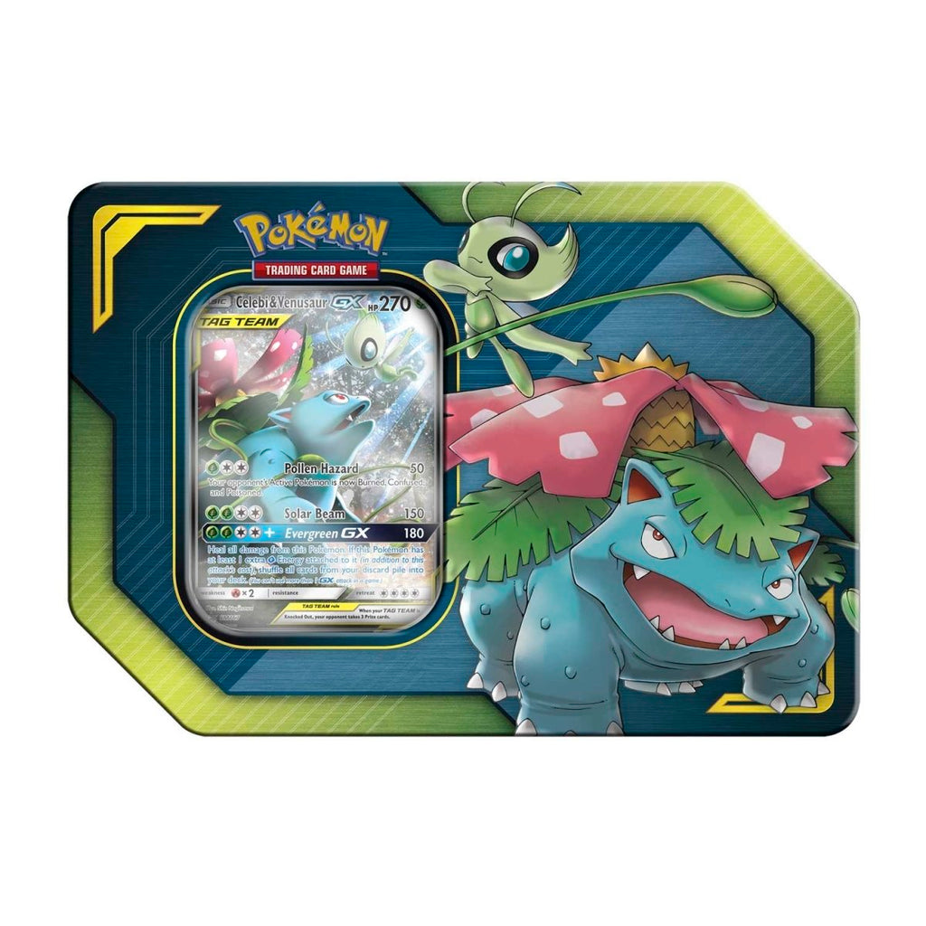 Pokémon TCG: TAG TEAM Celebi & Venusaur-GX Tin