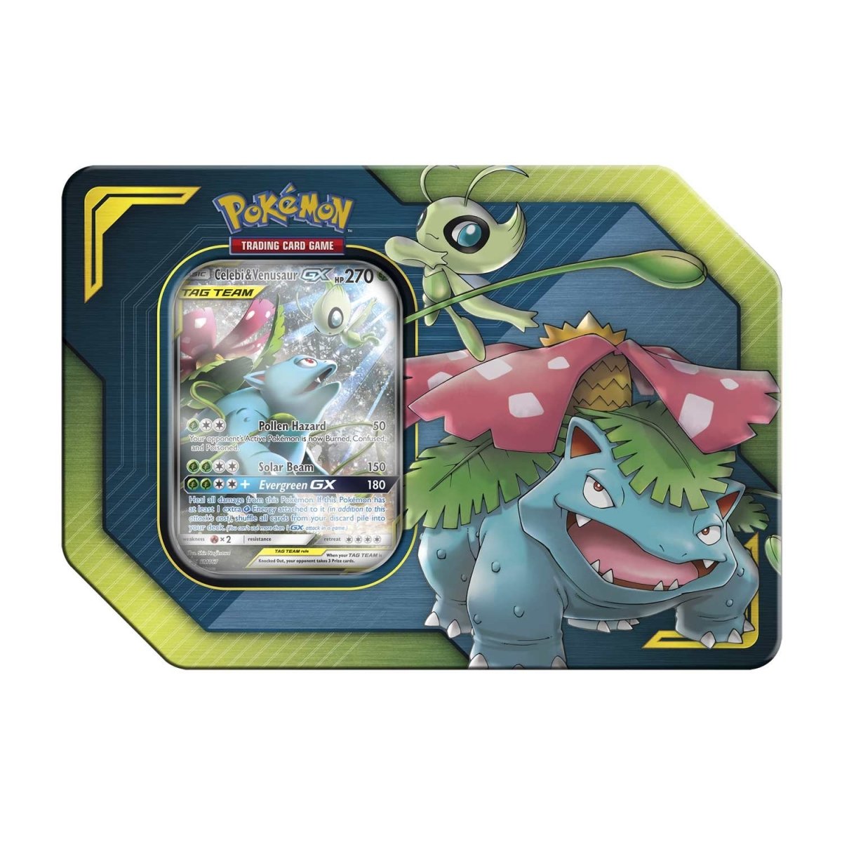 Pokémon TCG: TAG TEAM Celebi & Venusaur-GX Tin
