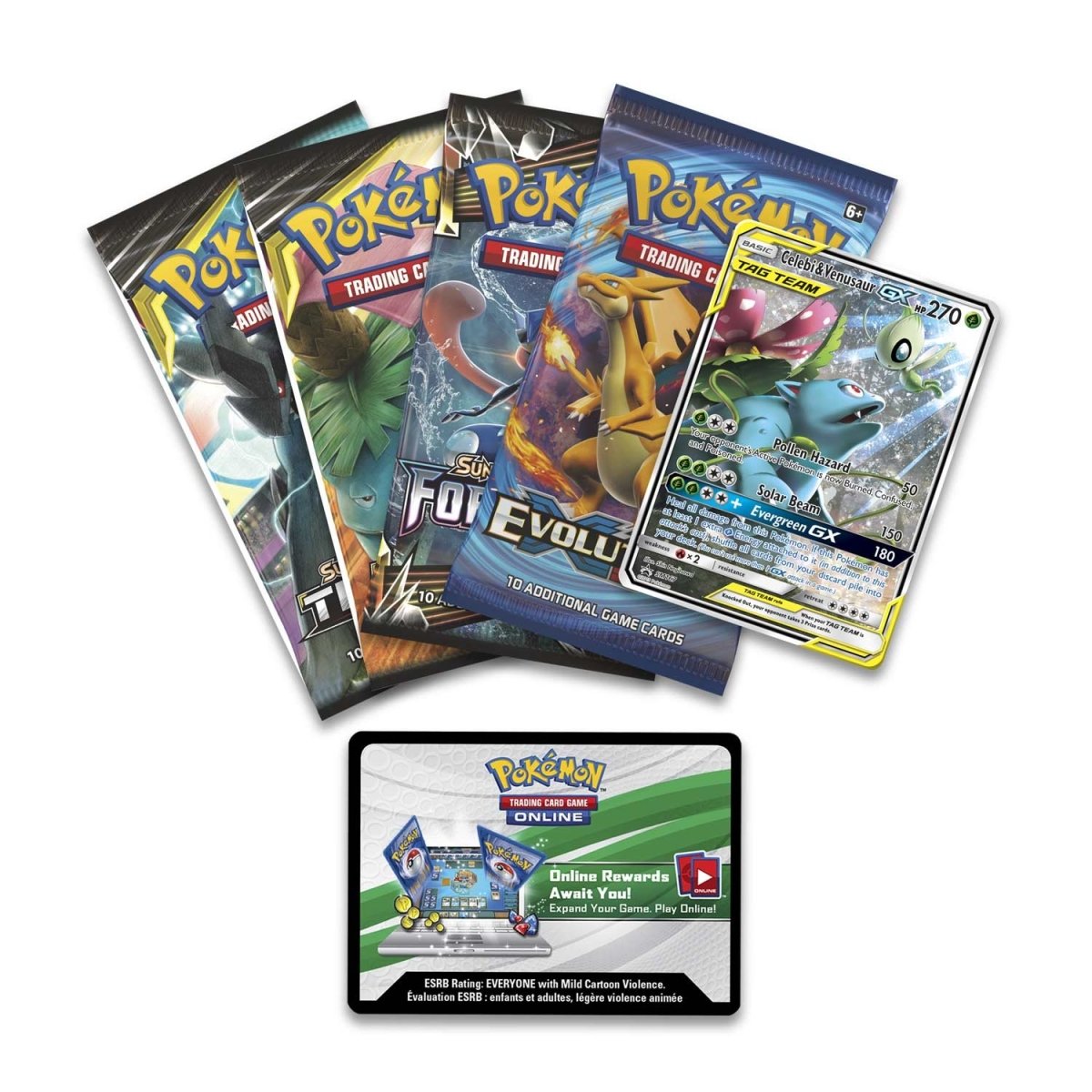 Pokémon TCG: TAG TEAM Celebi & Venusaur-GX Tin