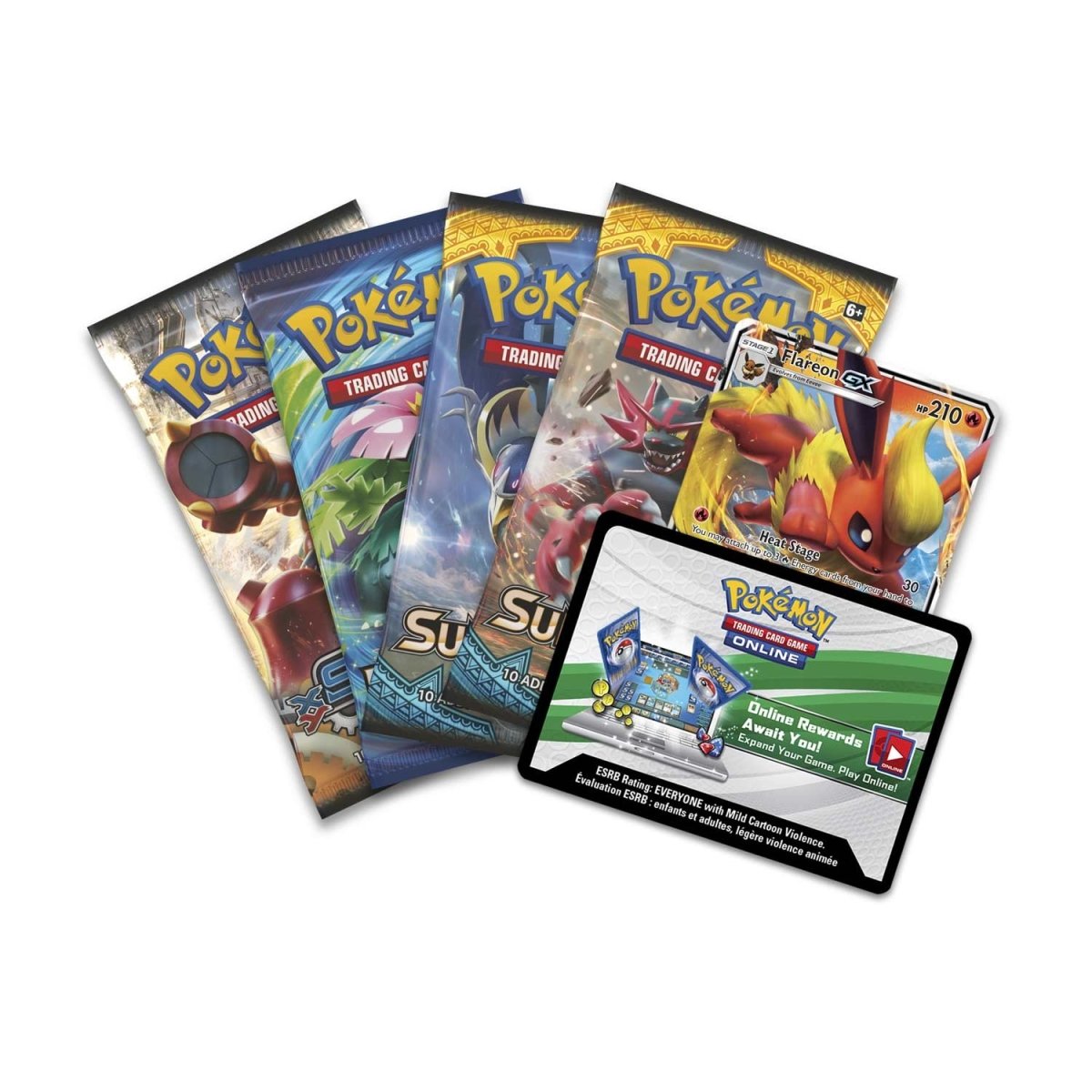 Pokémon TCG: Elemental Power Flareon-GX Tin