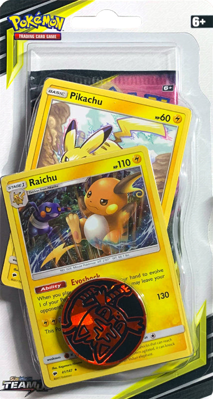 Pokémon TCG: Team Up 1-Pack Blister Pikachu & Raichu