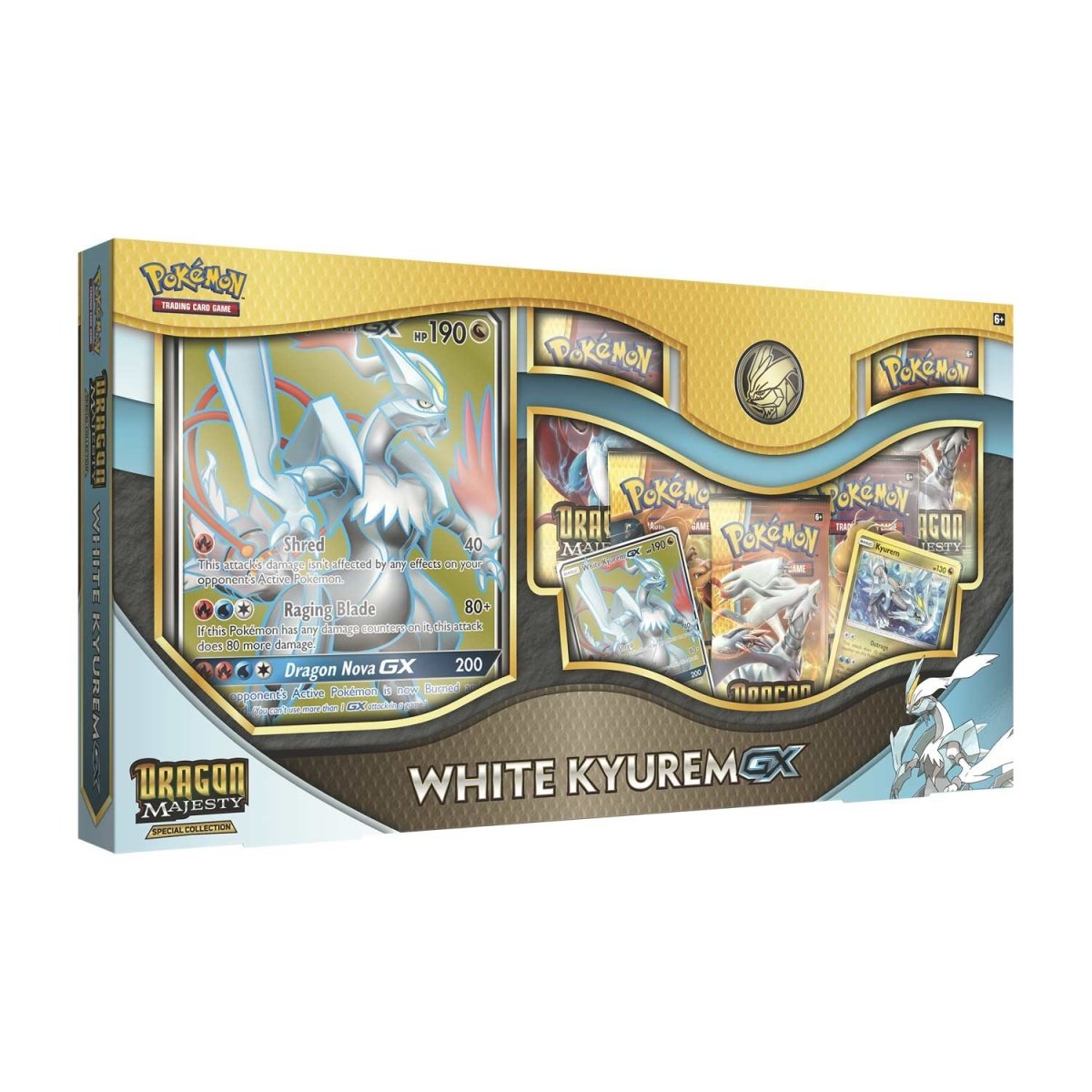 Pokémon TCG: Dragon Majesty Special Collection—White Kyurem-GX