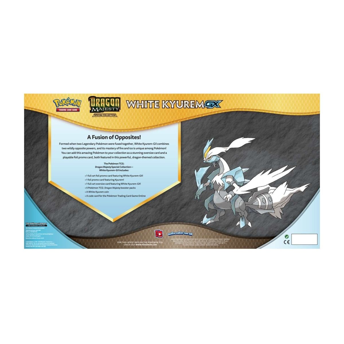 Pokémon TCG: Dragon Majesty Special Collection—White Kyurem-GX
