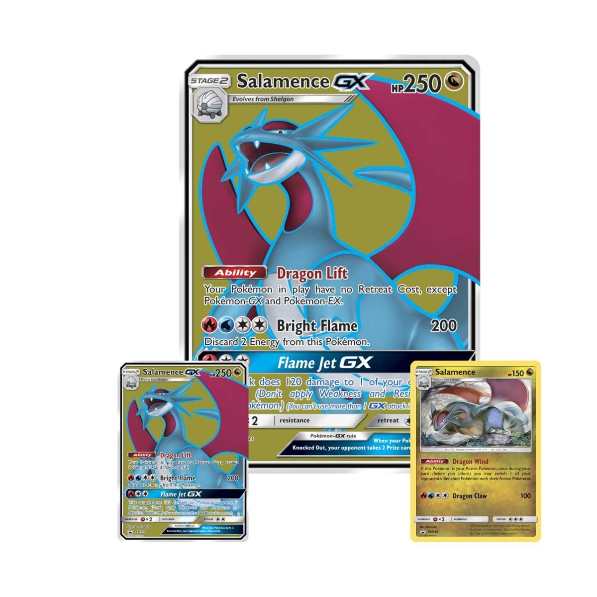 Pokémon TCG: Dragon Majesty Special Collection—Salamence-GX