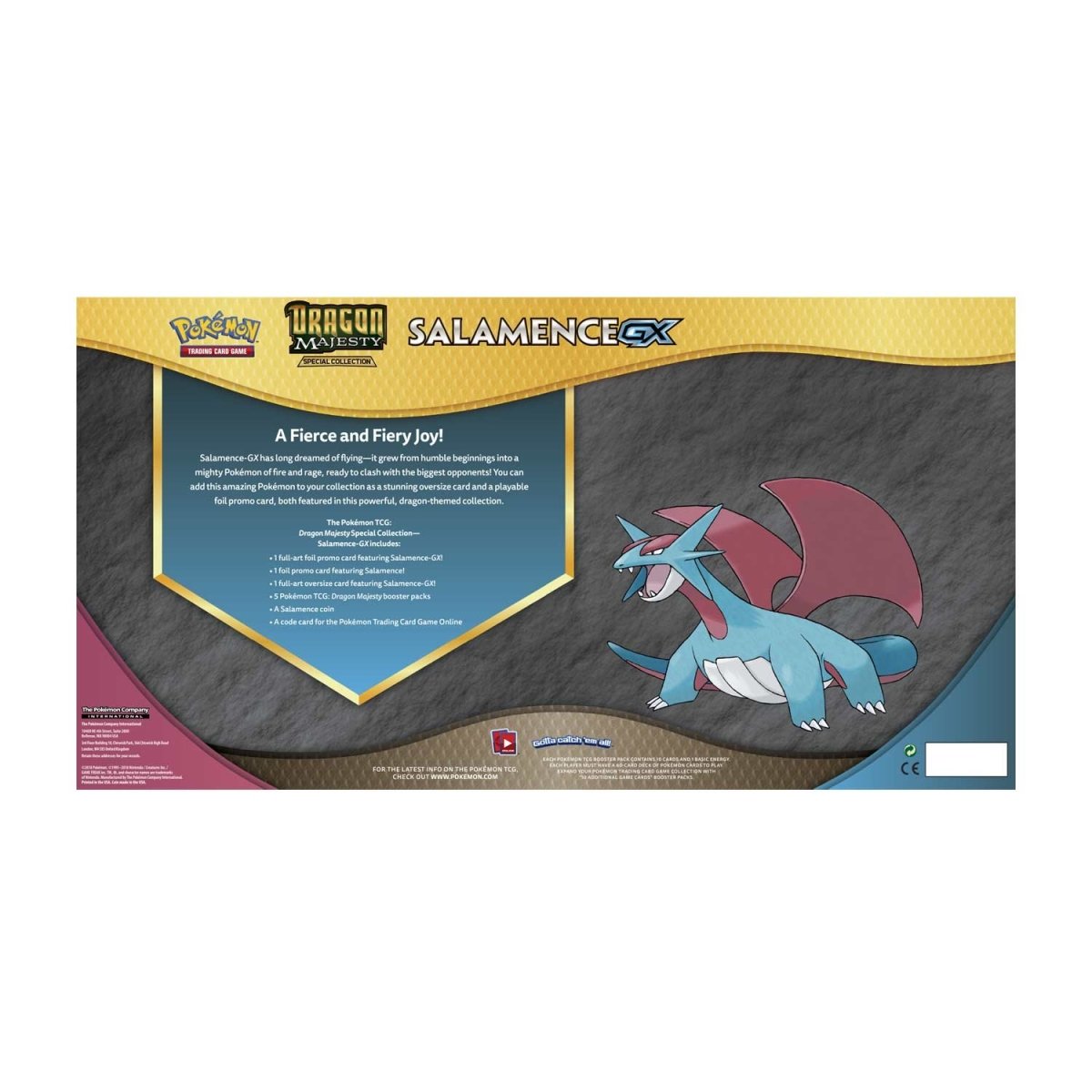 Pokémon TCG: Dragon Majesty Special Collection—Salamence-GX