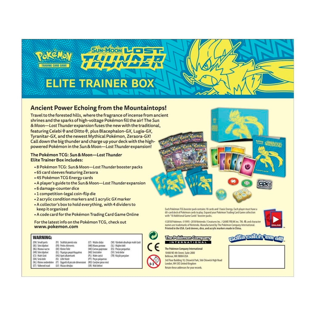 Pokémon TCG: Lost Thunder Elite Trainer Box