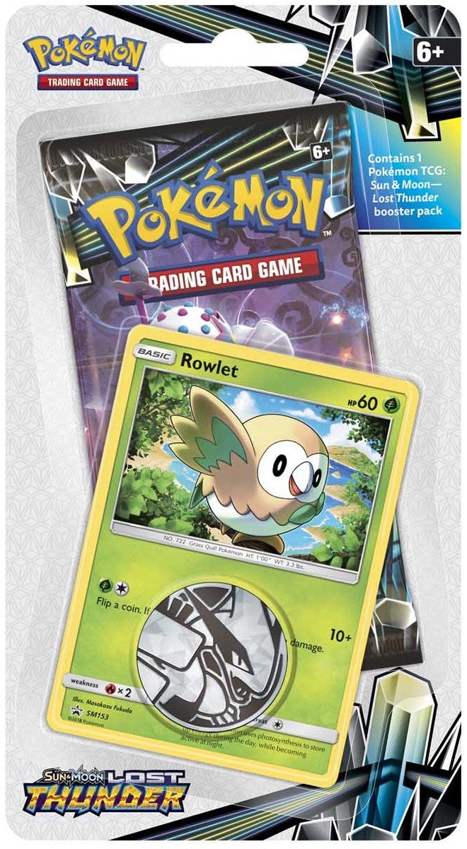 Pokémon TCG: Lost Thunder Rowlet 1-Pack Blister