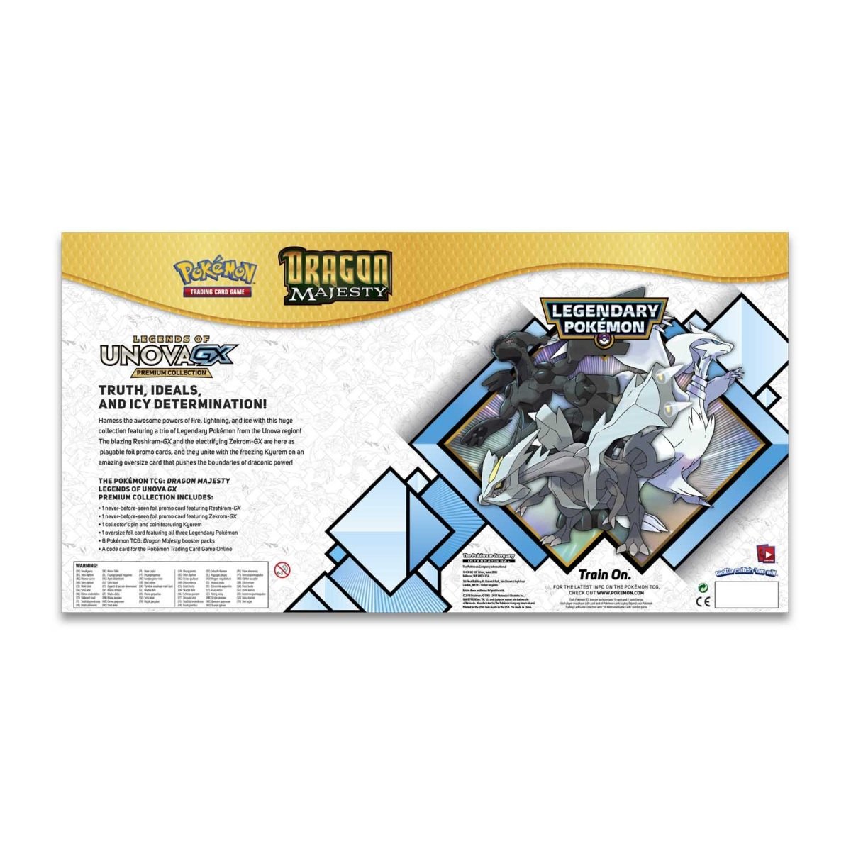 Pokémon TCG: Dragon Majesty Legends of Unova GX Premium Collection