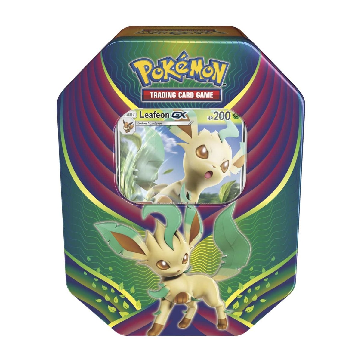 Pokémon TCG: Evolution Celebration Leafeon-GX Tin