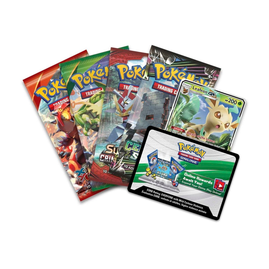 Pokémon TCG: Evolution Celebration Leafeon-GX Tin