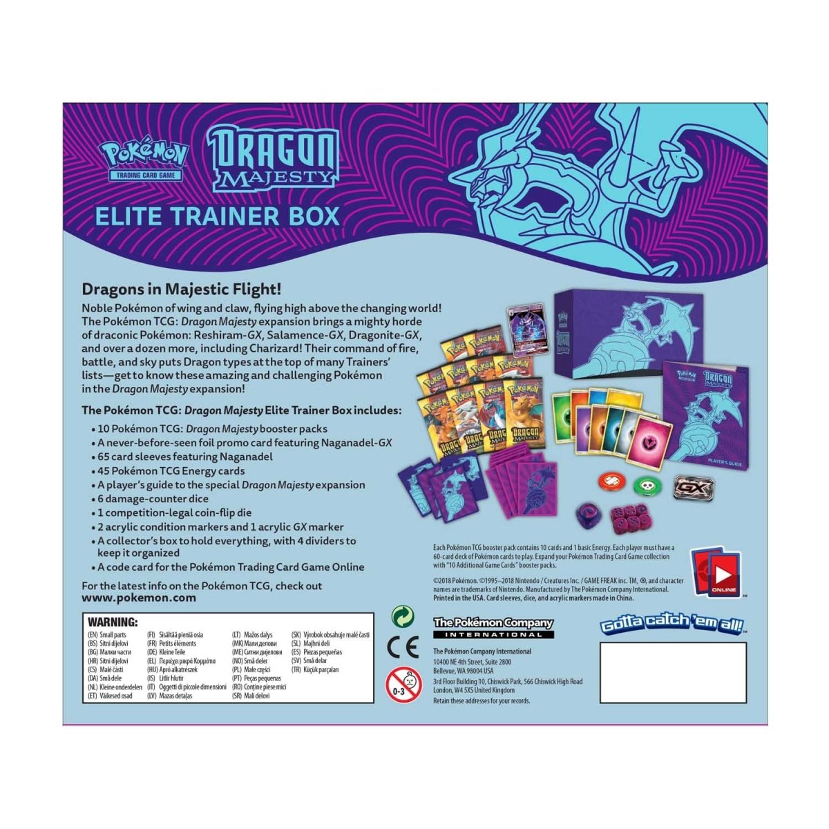 Pokémon TCG: Dragon Majesty Elite Trainer Box