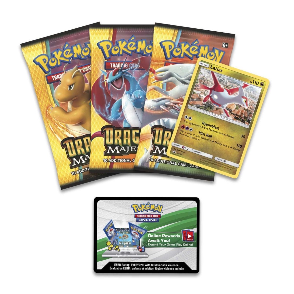 Pokémon TCG: Dragon Majesty Pin Collection—Latias