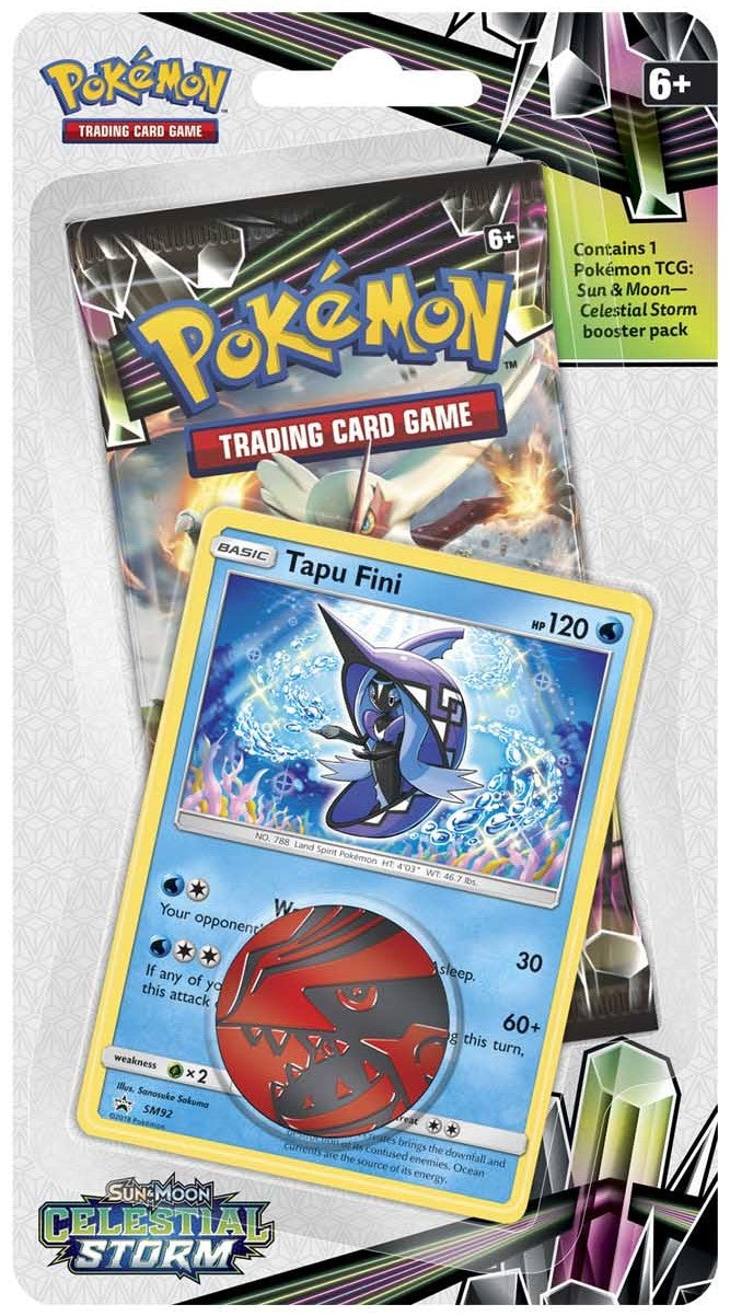 Pokémon TCG: Celestial Storm Tapu Fini 1-Pack Blister