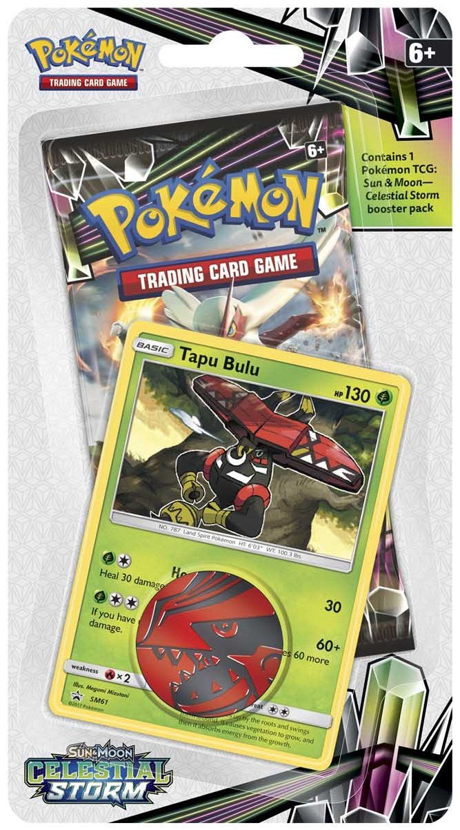 Pokémon TCG: Celestial Storm Tapu Bulu 1-Pack Blister