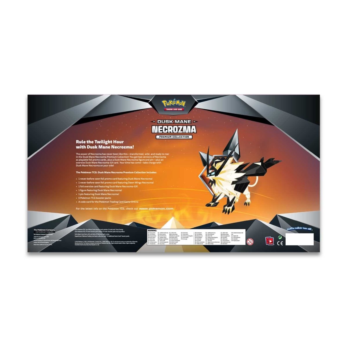 Pokémon TCG: Dusk Mane Necrozma Premium Collection