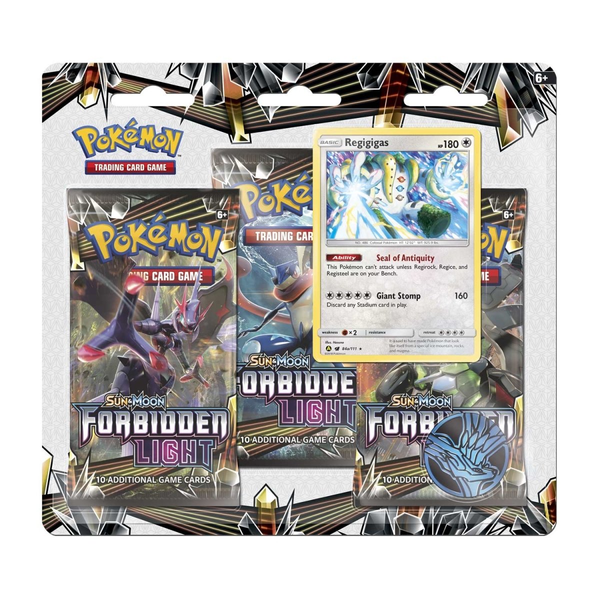 Pokémon TCG: Forbidden Light Regigigas 3-Pack Blister
