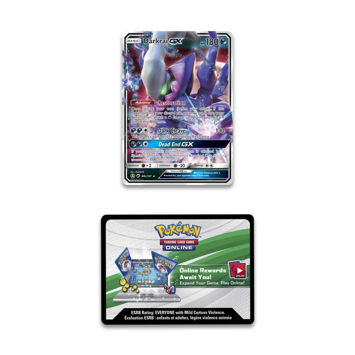 Pokémon TCG: Shining Legends Figure Collection—Shiny Darkrai-GX