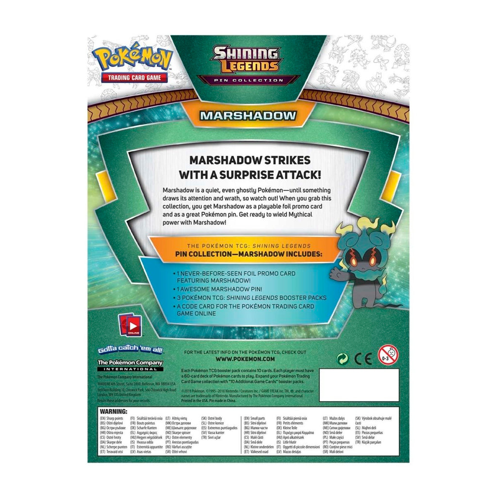 Pokémon TCG: Shining Legends Pin Collection—Marshadow