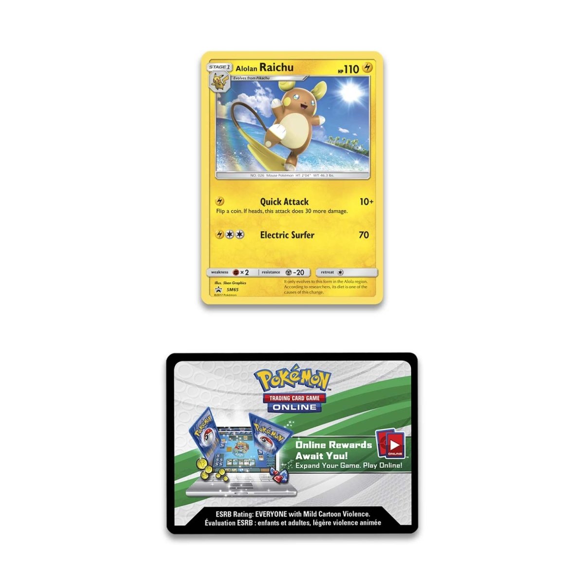 Pokémon TCG: Alolan Raichu Figure Collection