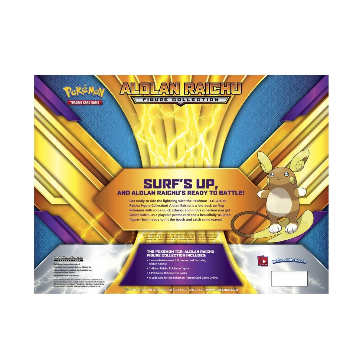 Pokémon TCG: Alolan Raichu Figure Collection
