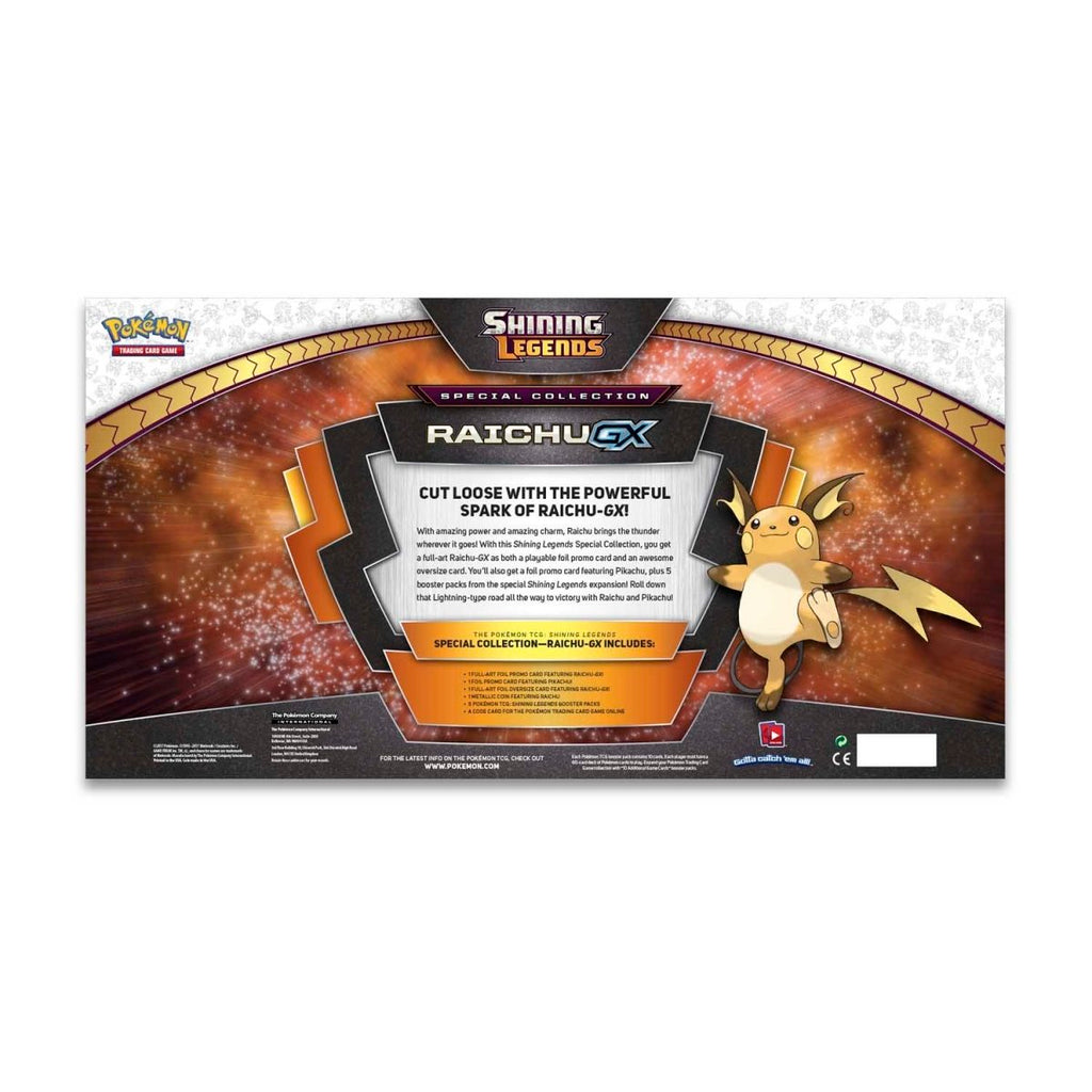 Pokémon TCG: Shining Legends Special Collection—Raichu-GX