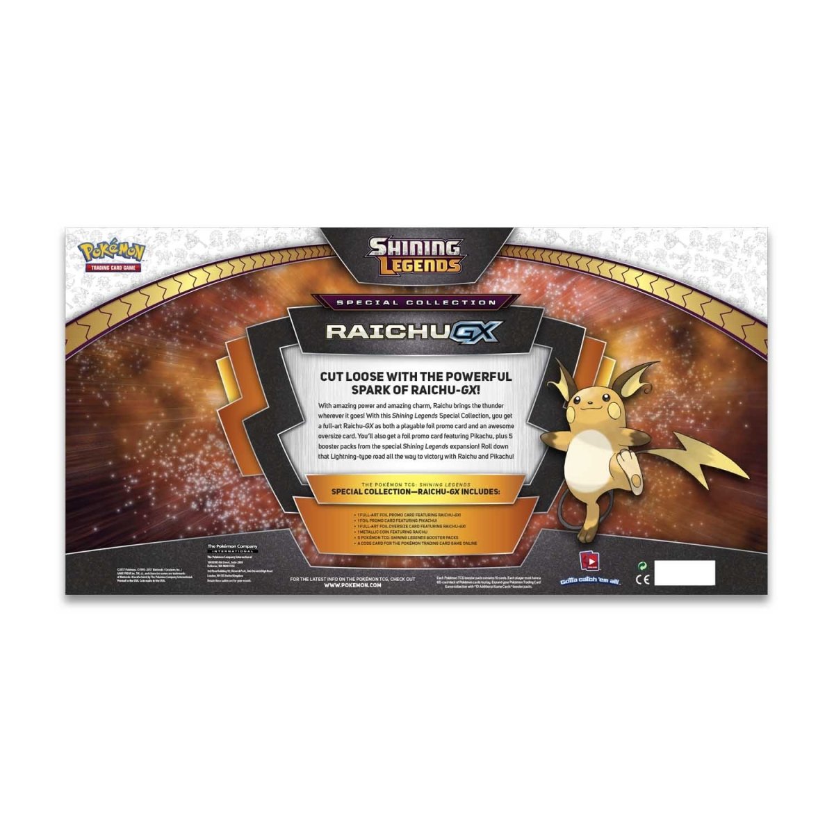 Pokémon TCG: Shining Legends Special Collection—Raichu-GX