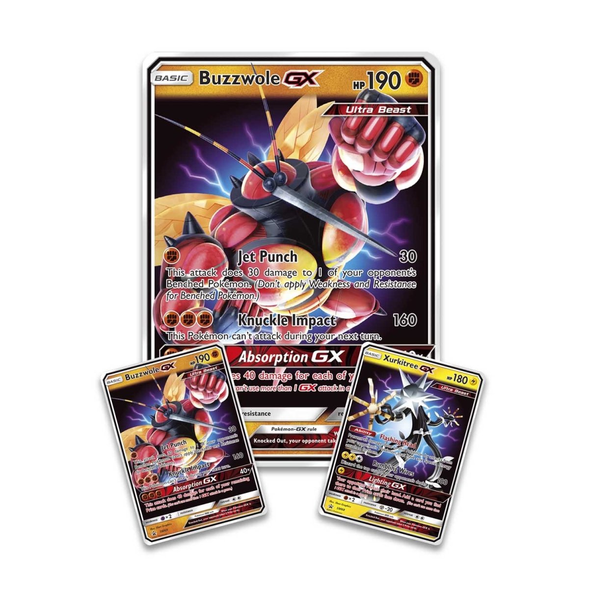 Pokémon TCG: Ultra Beasts GX Premium Collection—Buzzwole & Xurkitree